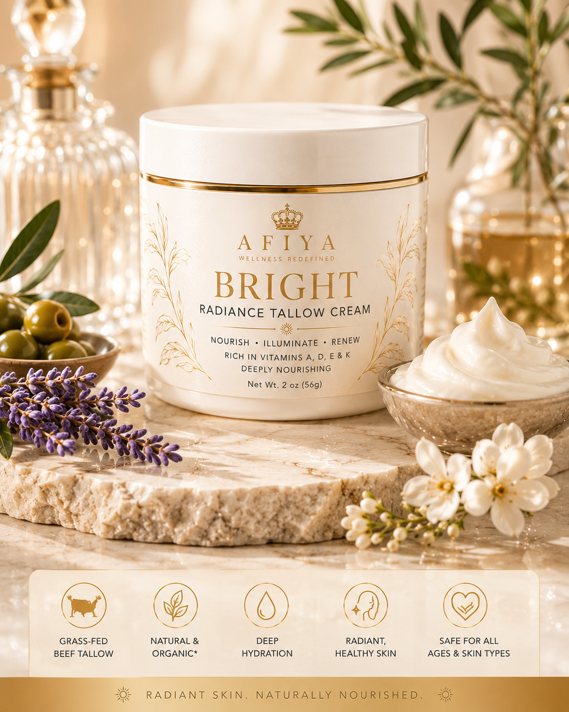 AFIYA ESSENTIALS "BRIGHT" — Vitamin C Serum
