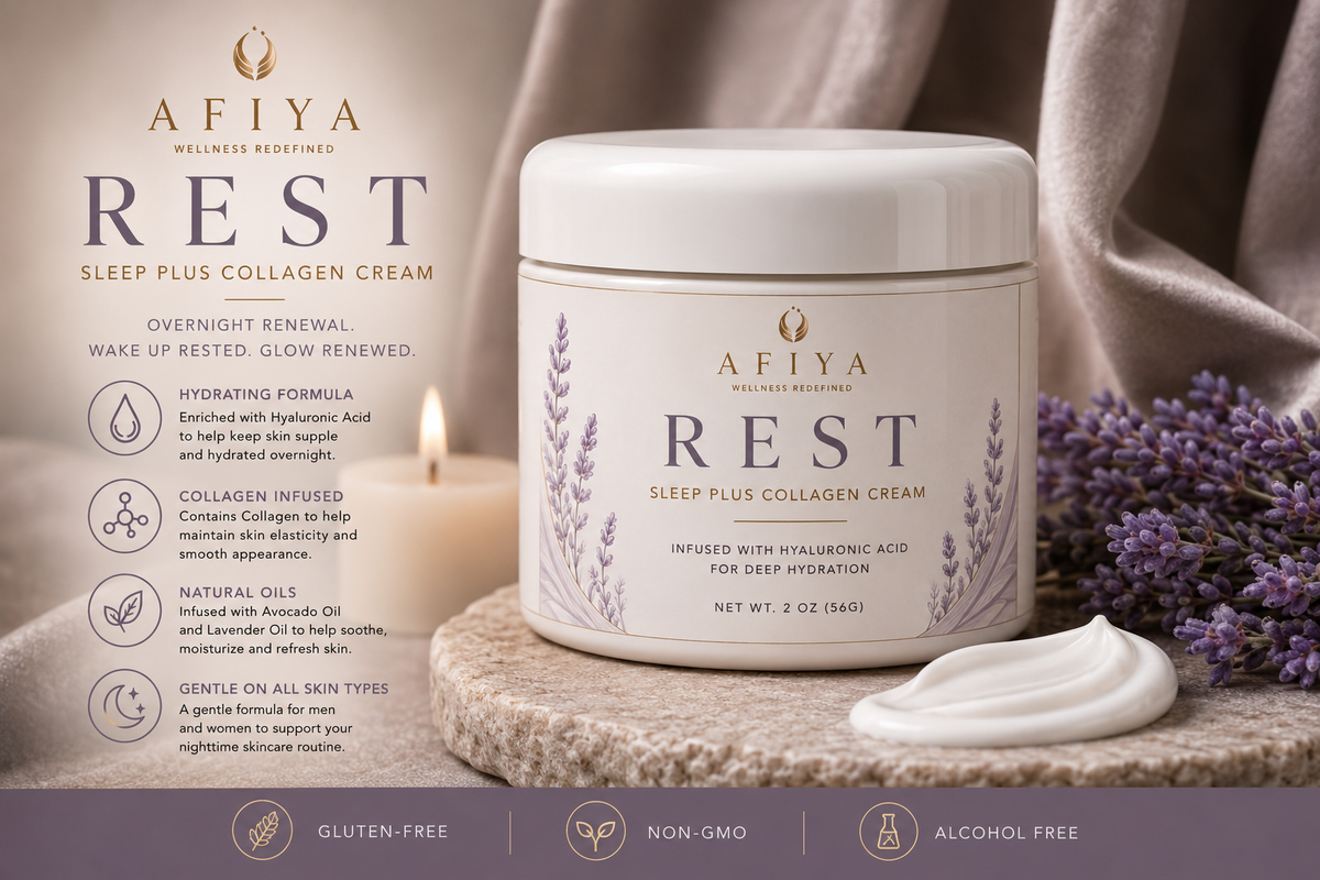AFIYA ESSENTIALS "REST" — Sleep Plus Collagen Cream