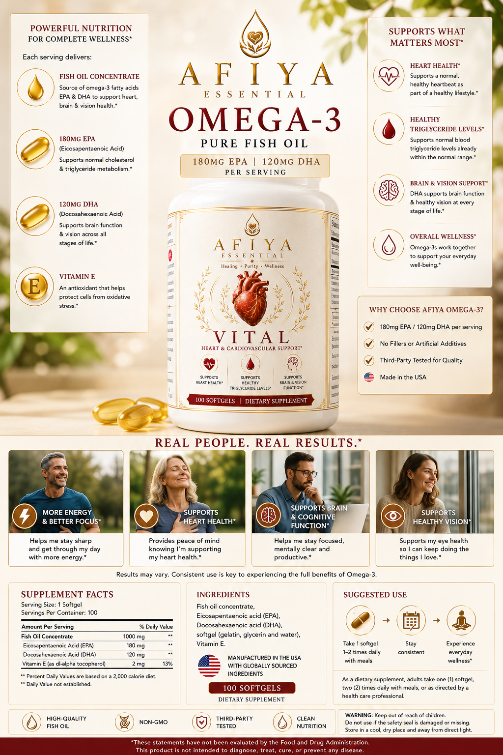 AFIYA ESSENTIALS "VITAL"
