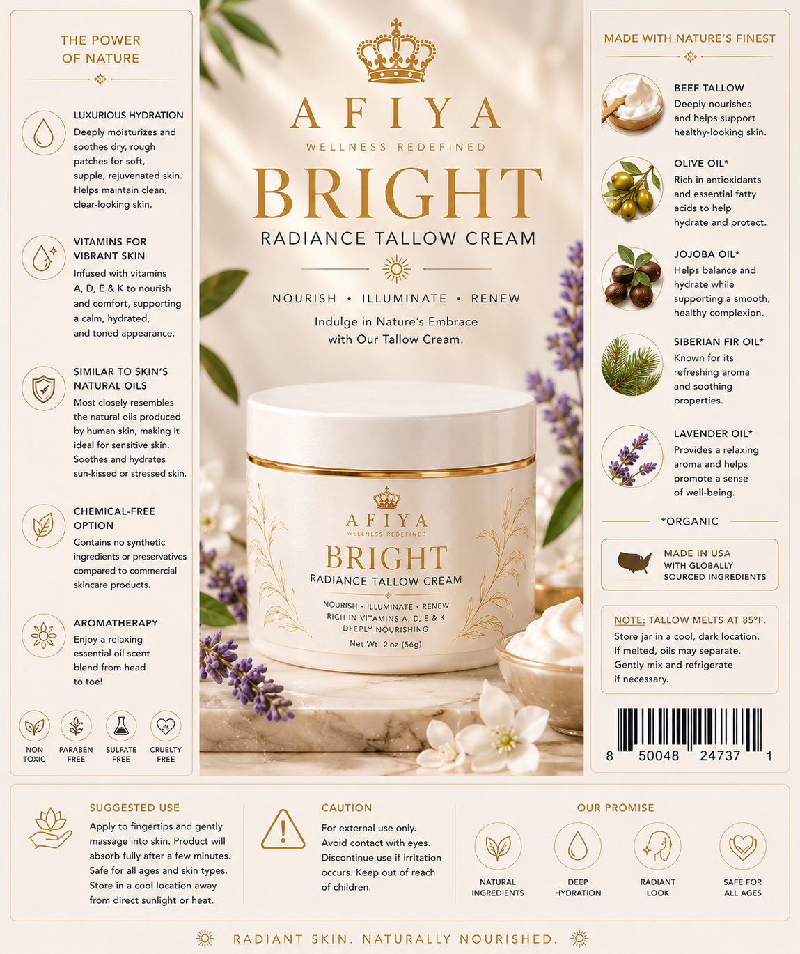 AFIYA ESSENTIALS "BRIGHT" — Vitamin C Serum