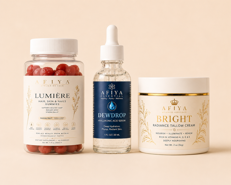 AFIYA ESSENTIALS — THE GLOW FROM WITHIN EDIT