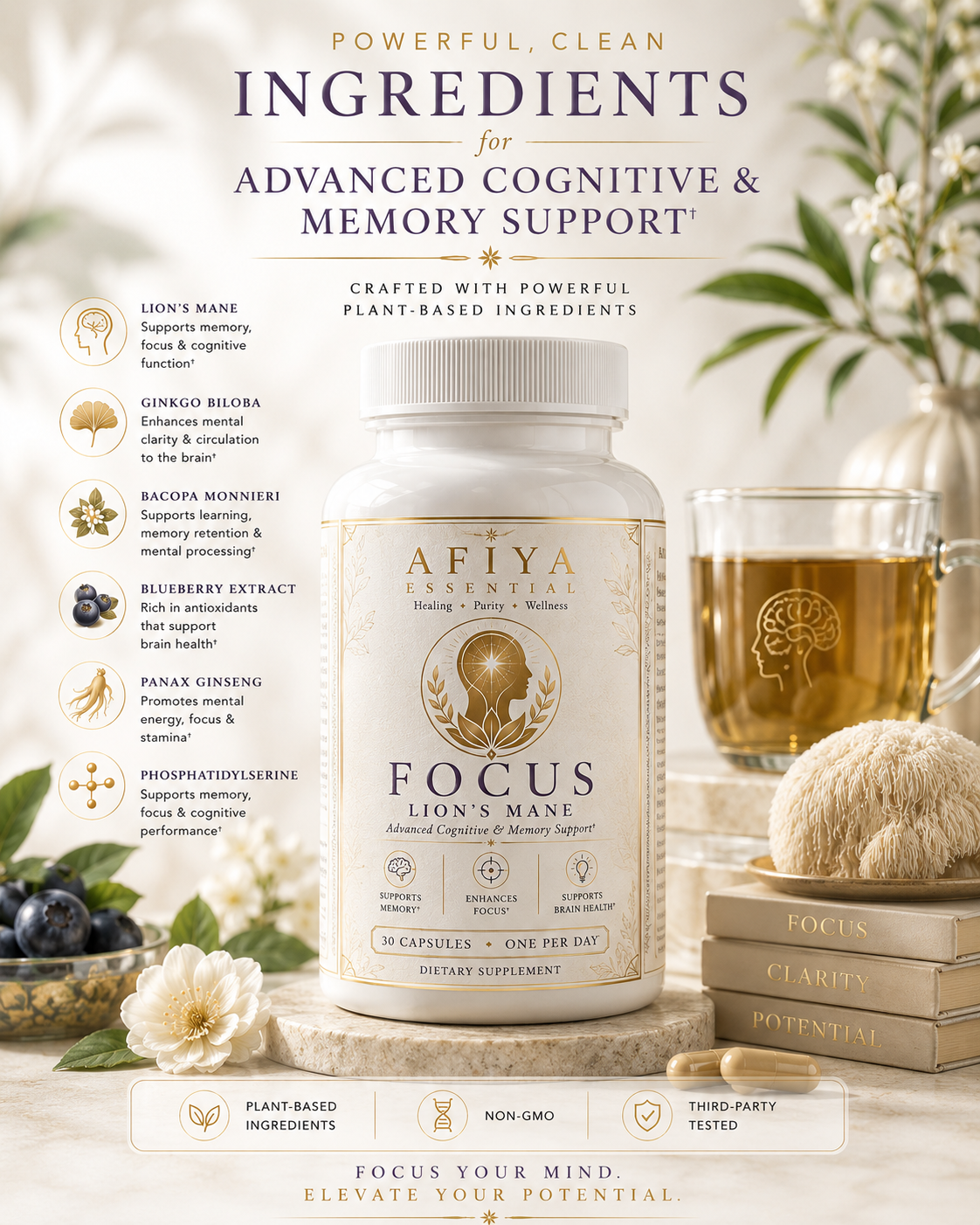 AFIYA ESSENTIALS "FOCUS"