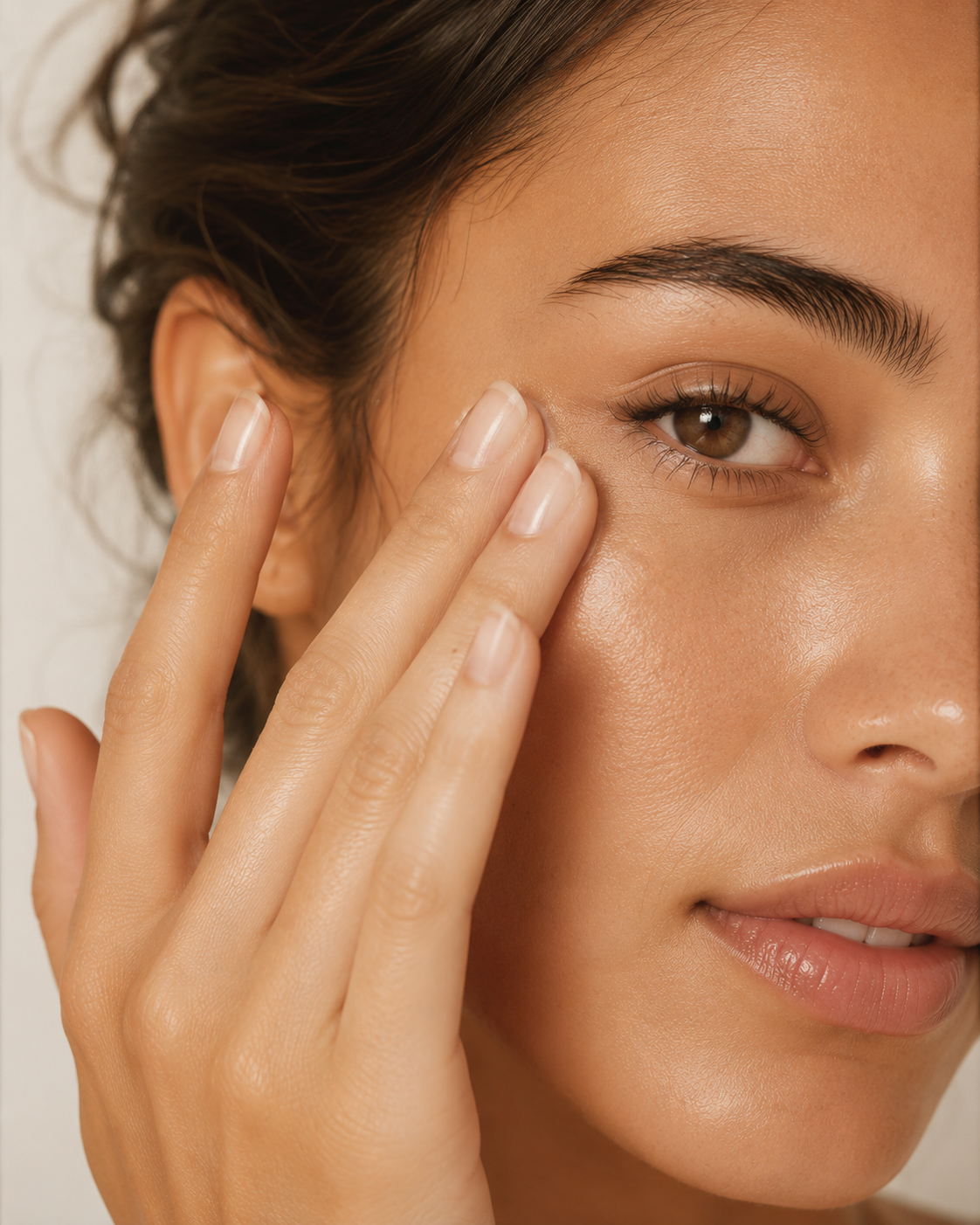 Skincare closeup