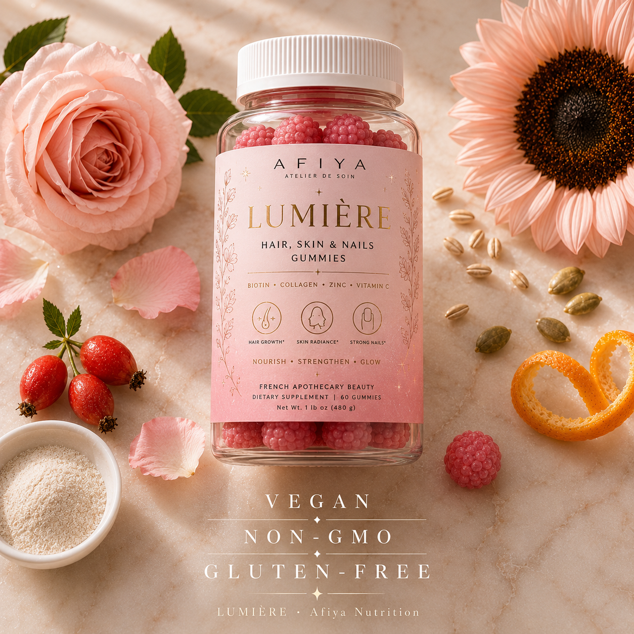 LUMIÈRE — Hair, Skin & Nails Gummies