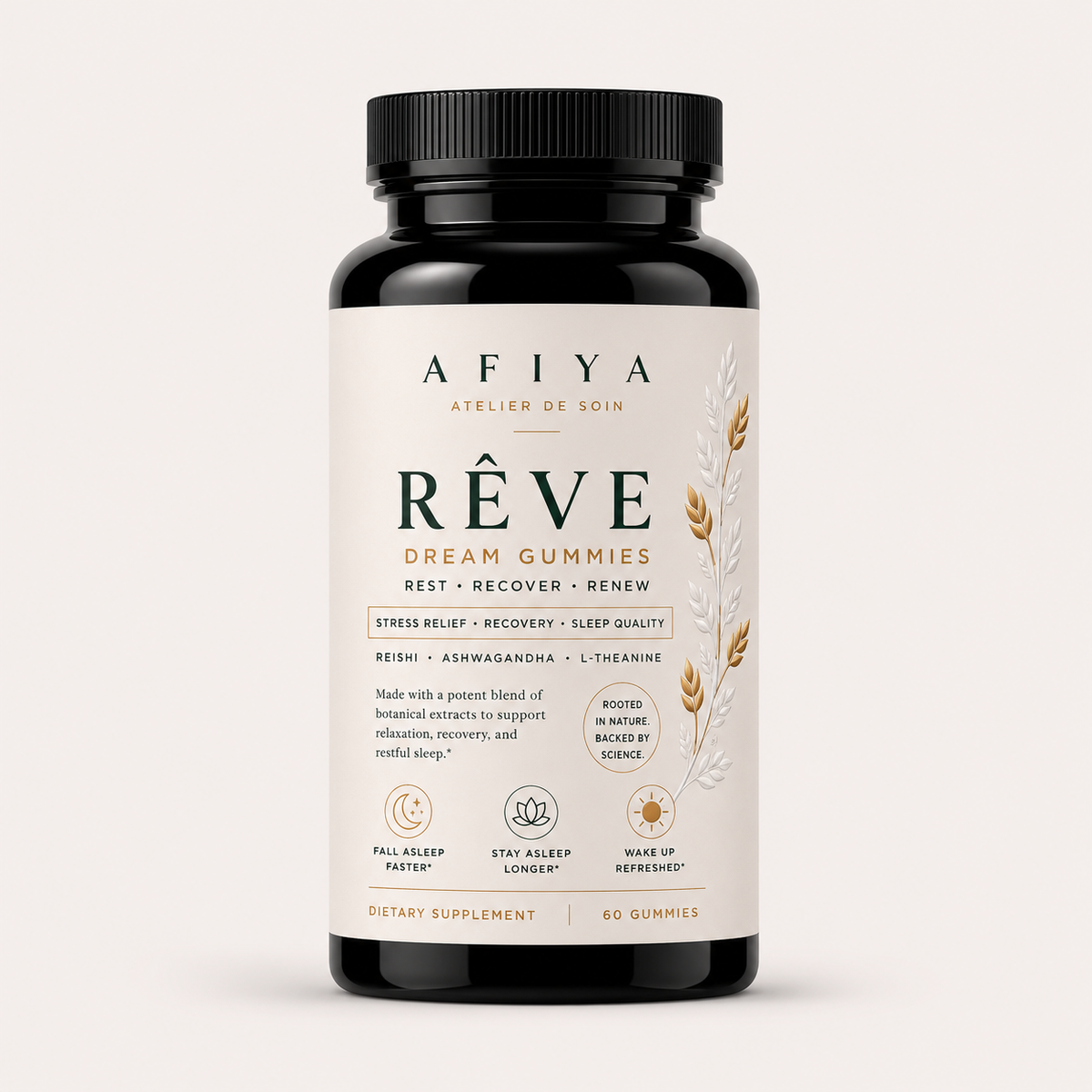 AFIYA ESSENTIALS "SLEEP" — Reishi Relax Gummies