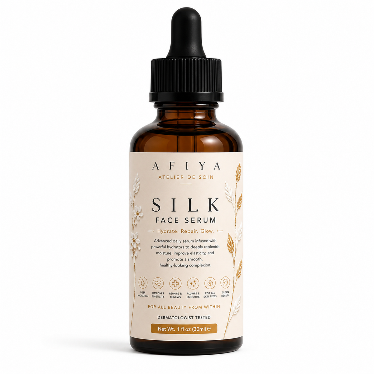 AFIYA ESSENTIALS "SILK" — Snail Mucin Repair Serum